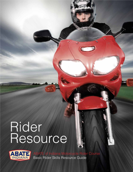 Basic Rider Skills Resource Guide Content