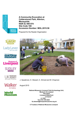 Calderstones Community Excavation Final Report