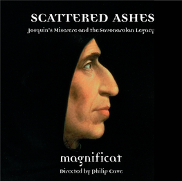 SCATTERED ASHES Josquin’S Miserere and the Savonarolan Legacy