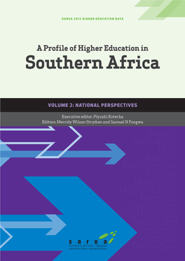 SARUA Higher Education Profiles in Southern Africa, Vol 2