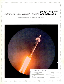 Advanced Atlas Launch Vehicle DIGEST