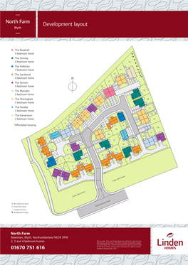 North Farm Development Layout Blyth