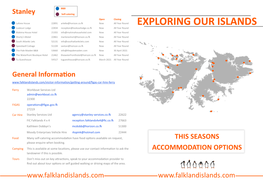 Accommodation Options for This Season Self-Catering