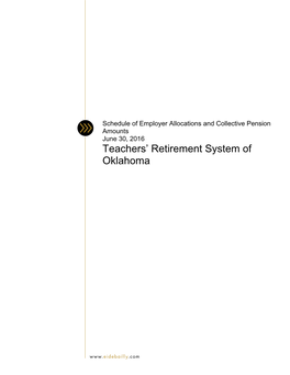 Teachers' Retirement System of Oklahoma