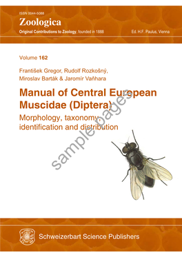 Diptera) Morphology, Taxonomy, Identification and Distribution