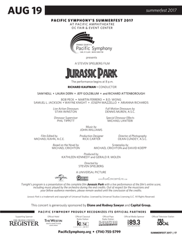 1885 Symphony Jurassic Park.Indd