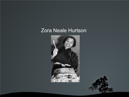 Zora Neale Hurtson Early Life
