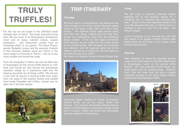 Truffles Info Brochure