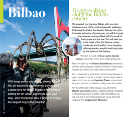 Bilbao Bilbao Estuary We Suggest You Discover Bilbao with Your Dog Starting on One of the Most Emblematic Walkways