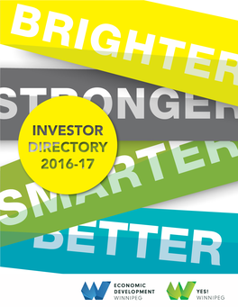 Yeswpg Investor Directory 2016