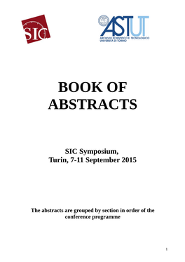 Book of Abstracts