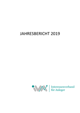 Jahresbericht 2019