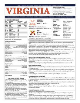 Virginia Cavaliers Vmi Keydets