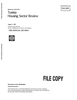 World Bank Document