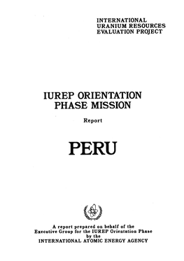 Iurep Orientation Phase Mission