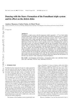 Dancing with the Stars: Formation of the Fomalhaut Triple System and Its Effect on the Debris Disks