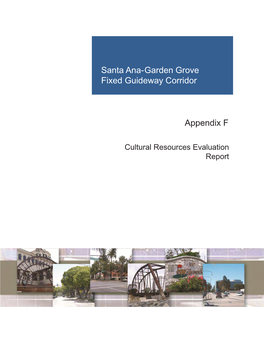 Santa Ana-Garden Grove Fixed Guideway Corridor Appendix )