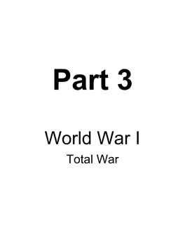 World War I Total War