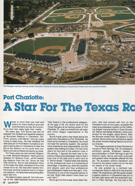 Port Charlotte: a Star for the Texas Re