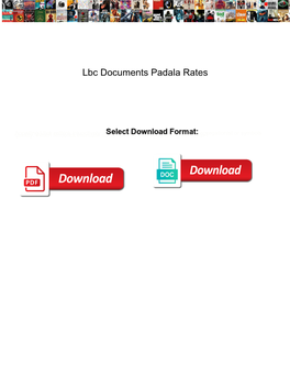 Lbc Documents Padala Rates