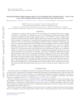 Simulating Reflected Light Exoplanet Spectra of the Promising Direct