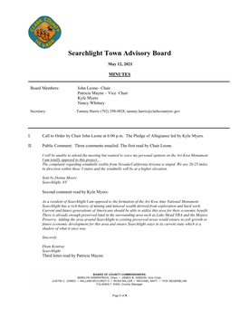 Searchlight Town Advisory Board