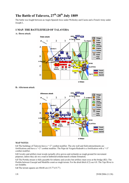 The Battle of Talavera, 27 -28 July 1809