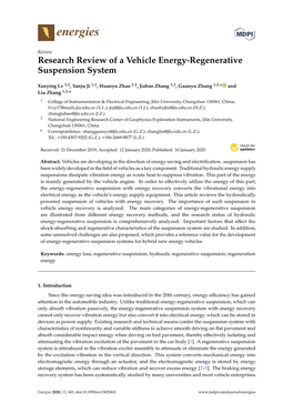 Research Review of a Vehicle Energy-Regenerative Suspension System