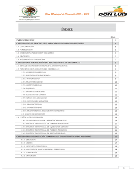 Plan Municipal De Desarrollo 2011 – 2013