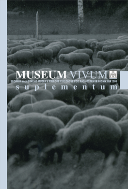 Museum Vivum Sborník Valašského Muzea V Přírodě V Rožnově Pod Radhoštěm Ii