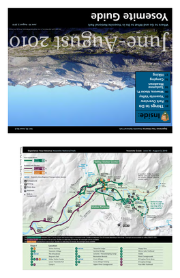 Yosemite Guide Where Togo and What Todoin Yosemite National Park June-August 2010 Experience Your Americayosemite Nationalpark