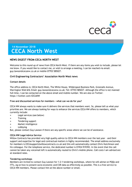 CECA North West