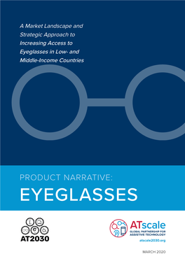 Eyeglasses Product Narrative