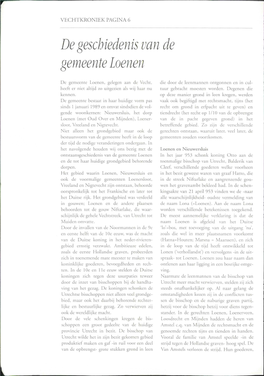 De Geschiedenis Van De Gemeente Loenen