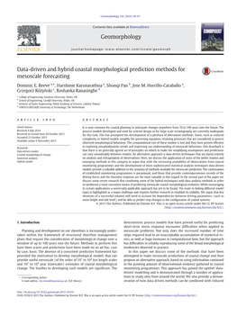 Data-Driven and Hybrid Coastal Morphological Prediction Methods for Mesoscale Forecasting