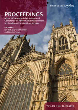 Proceedings of the 10Th Northumbria Conference