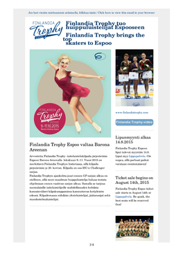 Finlandia Trophy Espoo Newsletter 1.Pdf