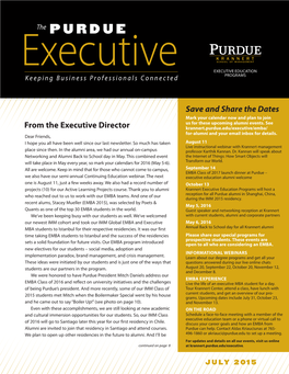 PURDUE Keeping Business Professionals Connected