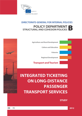 Integrated Ticketing on Long-Distance Passenger Transport Services