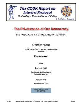 The Privatization of Our Democracy
