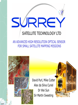 An Advanced High Resolution Optical Sensor for Small Satellite Mapping Missions