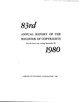 1980 Annual Report