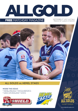 Free Matchday Magazine Prince of Wales Stadium