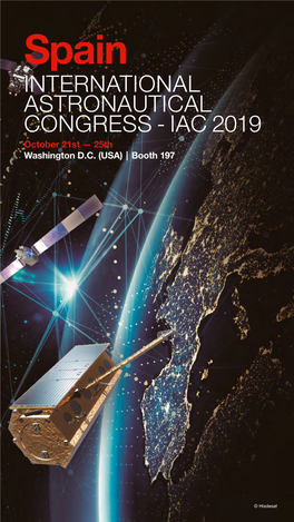 INTERNATIONAL ASTRONAUTICAL CONGRESS - IAC 2019 October 21St — 25Th Washington D.C