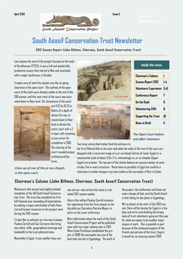 South Asasif Conservation Trust Newsletter