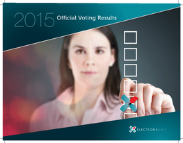 Official Voting Results 2015