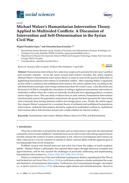Michael Walzer's Humanitarian Intervention Theory Applied