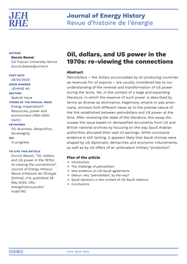 10 Oil, Dollars, and US Power in the 1970S.Indd