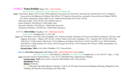 FAMILY Nemacheilidae Regan, 1911 - Stone Loaches [=Nemachilinae, Adiposiidae, Lefuini, Yunnanilini, Triplophysini] Notes: Nemachilinae Regan, 1911E:31 [Ref