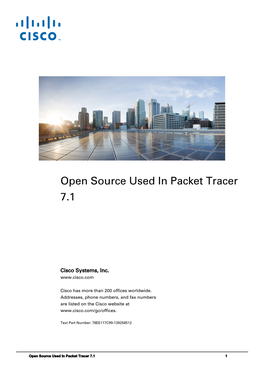 Packet Tracer 7.1